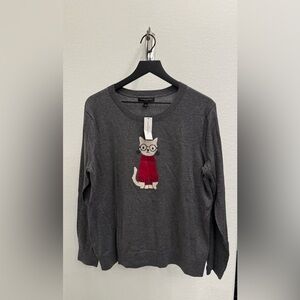 NWT Banana Republic cat sweater size XL